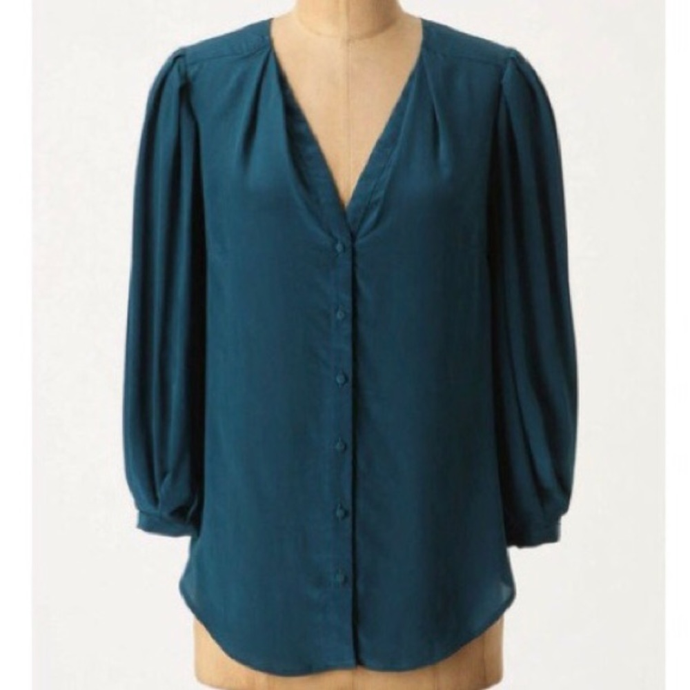 Anthropologie Odille Silk Blouse